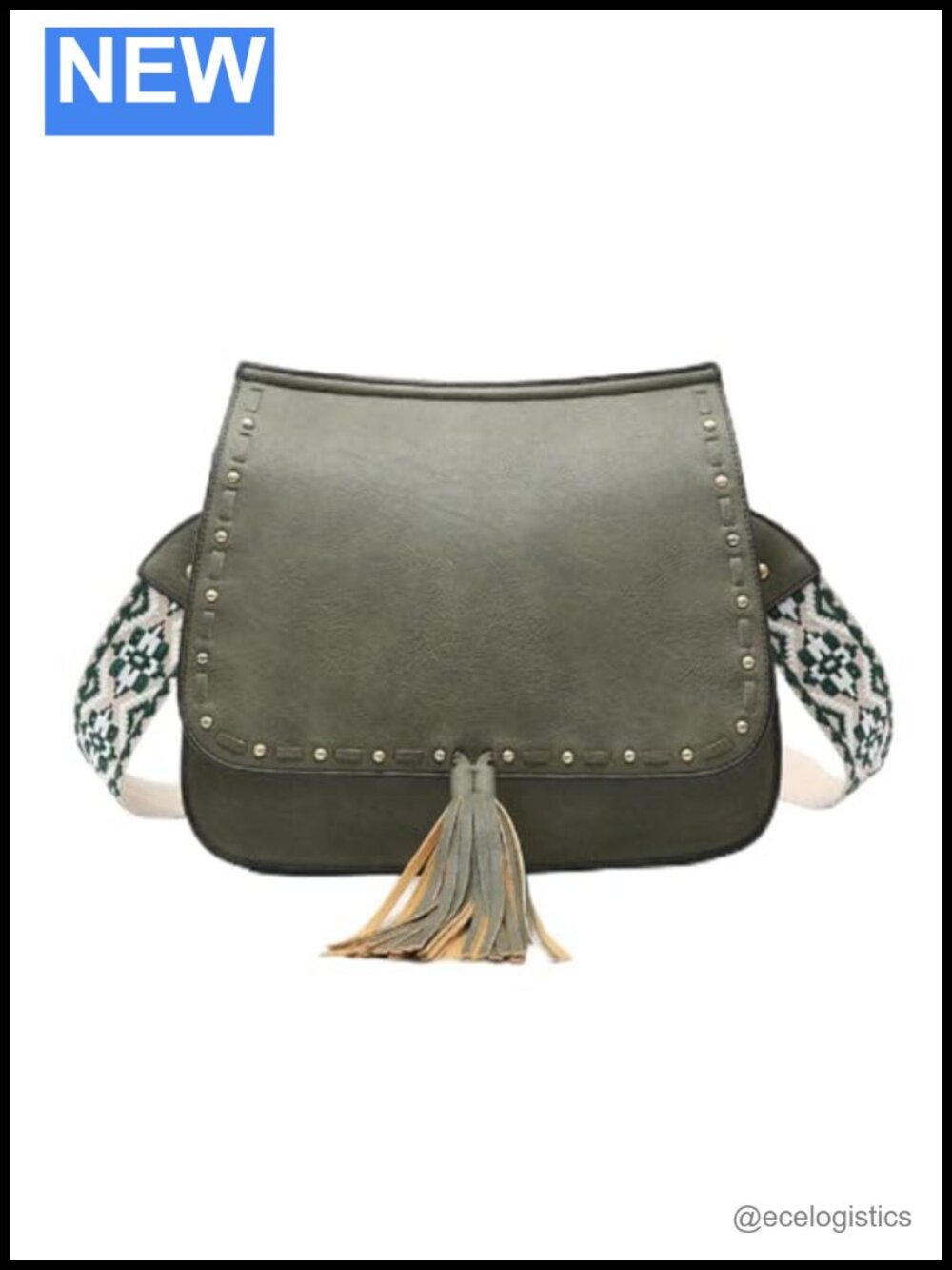 Vegan Leather Hobo Crossbody with Guitar Strap